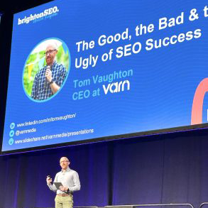 BrightonSEO talk Tom Vaughton